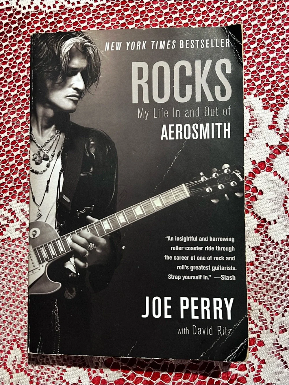 Rocks: My Life In and Out of Aerosmith by Joe Perry - Black Cover - Picture 1 of 2